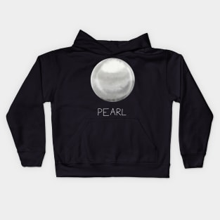 Pearl Crystal June Birthstone Kids Hoodie